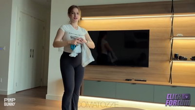 Maid Comatozze Gets Fucked On The Couch