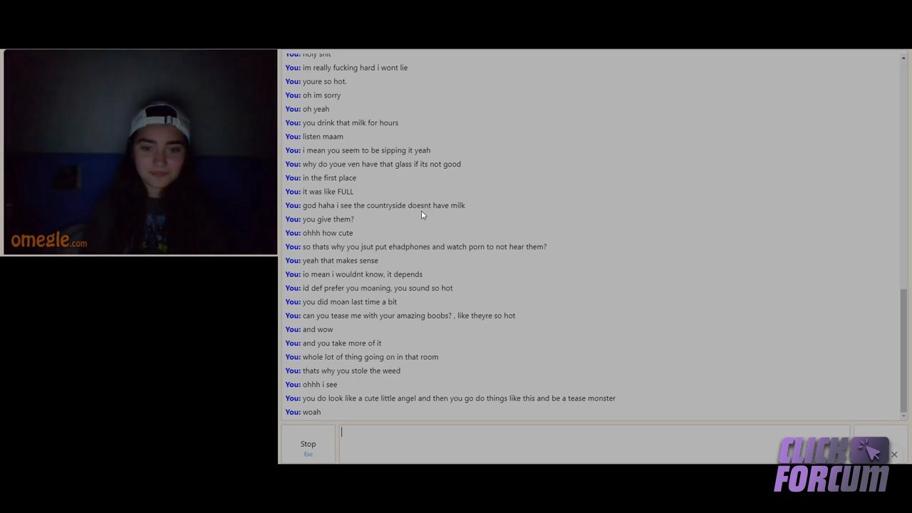 La fille à la Casquette d'Omegle (Partie 4)
