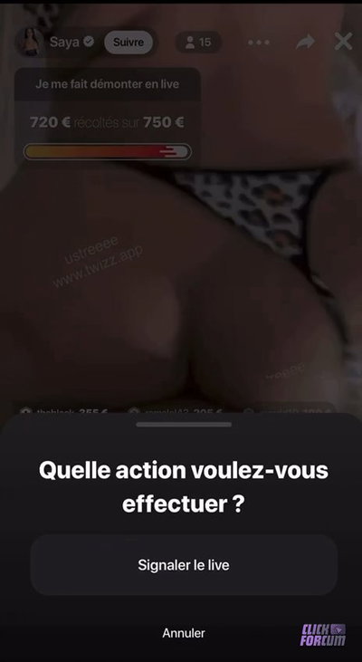 Saya Team Nasdas - Mon Cul Claque Bien en Live