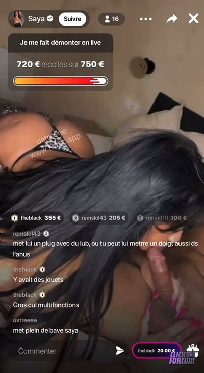 Saya Team Nasdas - Je le Suce en Live (partie 1)