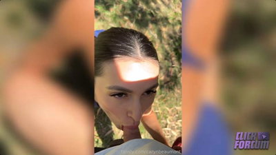 Caryn Beaumonts Outdoor Piss Play And Blowjob