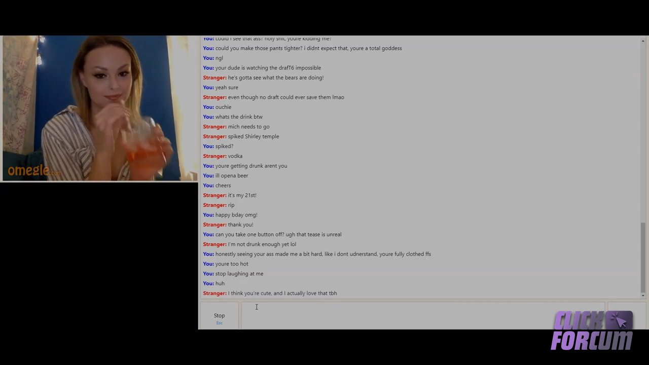 La fille absolument parfaite sur Omegle (Partie 1)