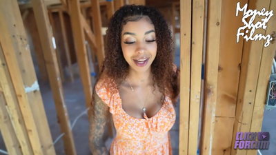 Hannah Marie Blows A Construction Worker